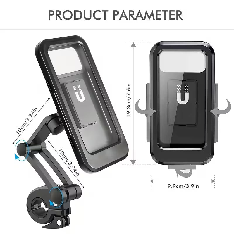 Waterproof Bike Phone Mount Case - Ride Connected, Rain or Shine