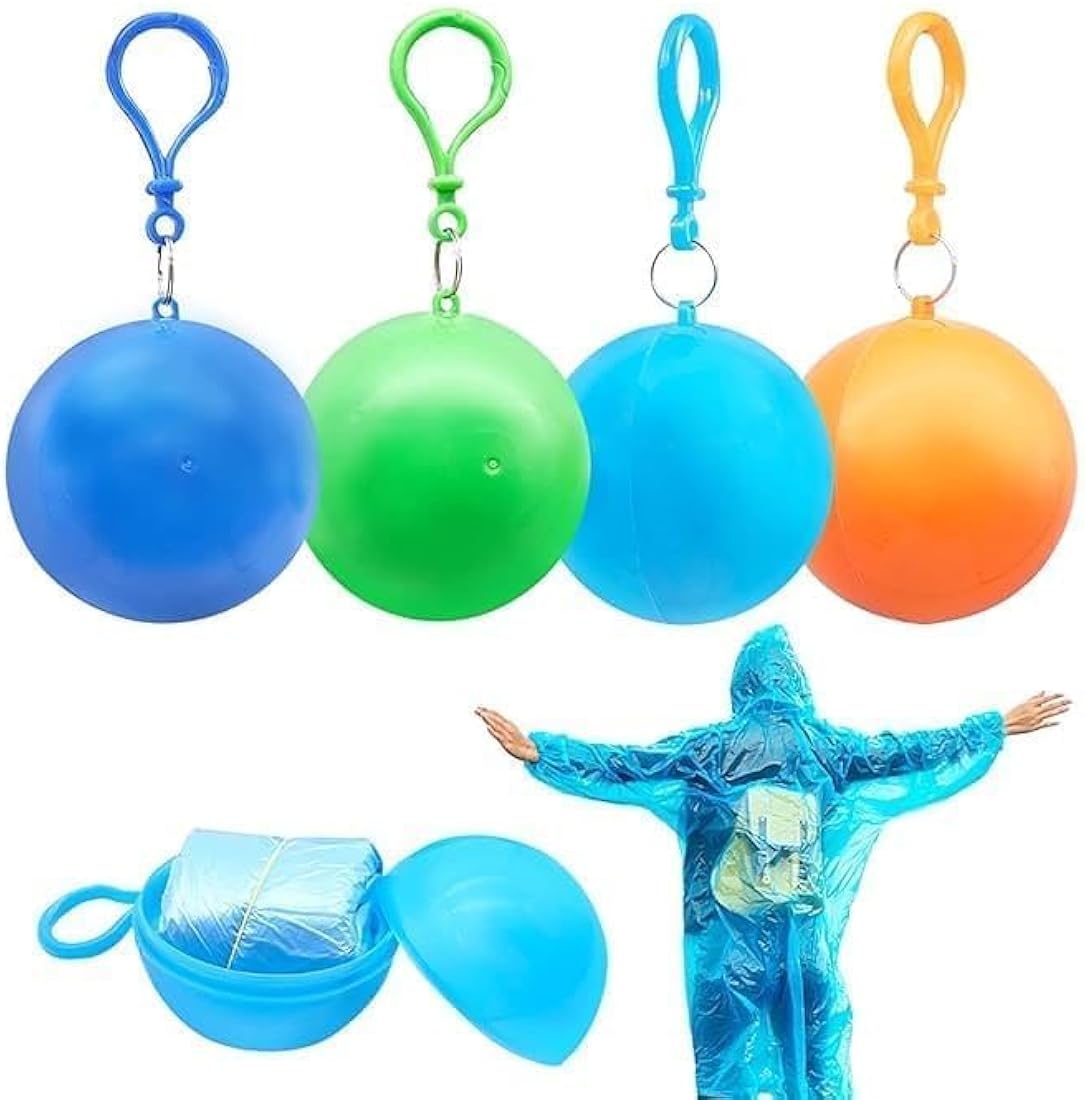 Portable Ball Rain Coat - Carry Comfort Everywhere
