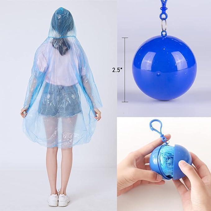 Portable Ball Rain Coat - Carry Comfort Everywhere