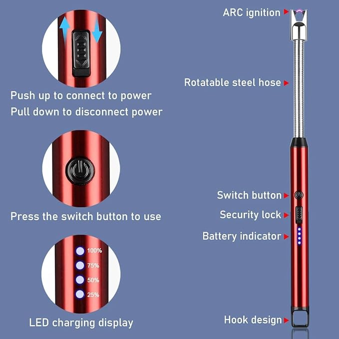 Electric Type-C Rechargeable Lighter - Power Meets Convenience