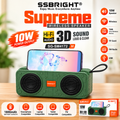 SSBRIGHT 10W Portable Wireless Speaker with Phone Stand – 3D Hi-Fi Stereo Audio