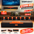 SSBRIGHT Storm Box Wireless Soundbar – Immersive Home & Mobile Audio