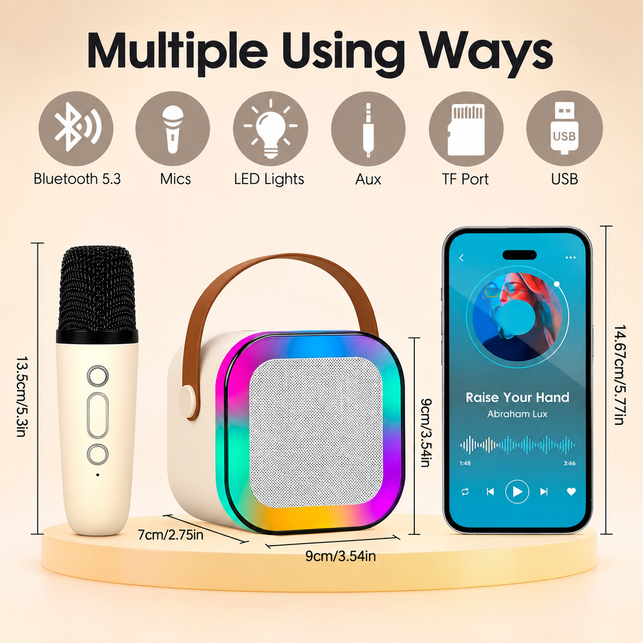 Portable Bluetooth Karaoke Speaker – Bring the Concert Home