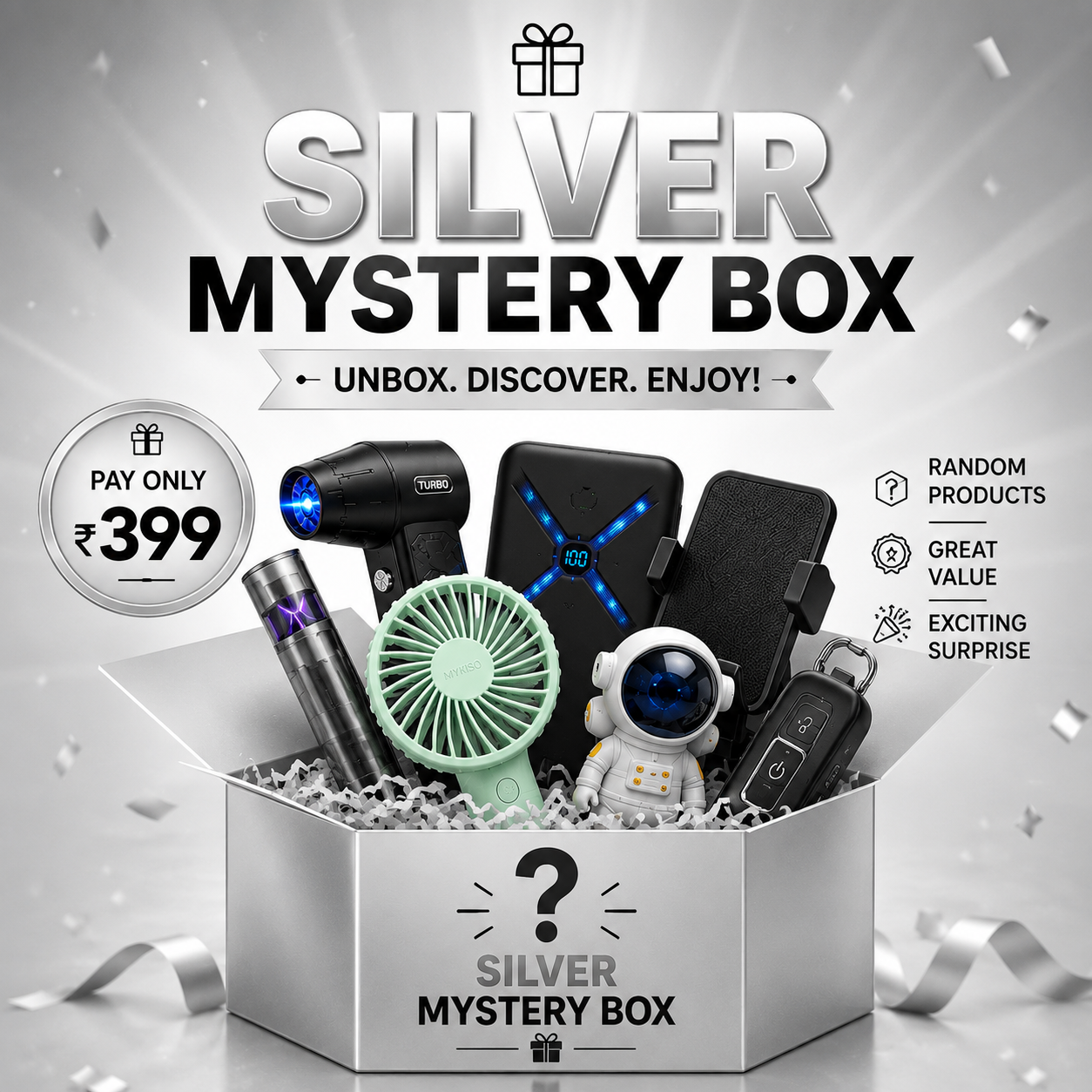 MYKISO Mystery Box 🎁 | Surprise Gadgets & Lifestyle Essentials