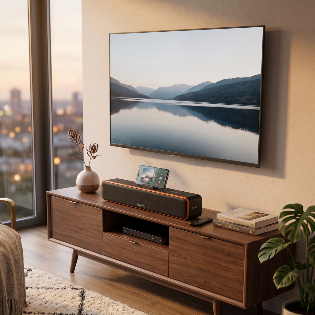 SSBRIGHT Storm Box Wireless Soundbar – Immersive Home & Mobile Audio
