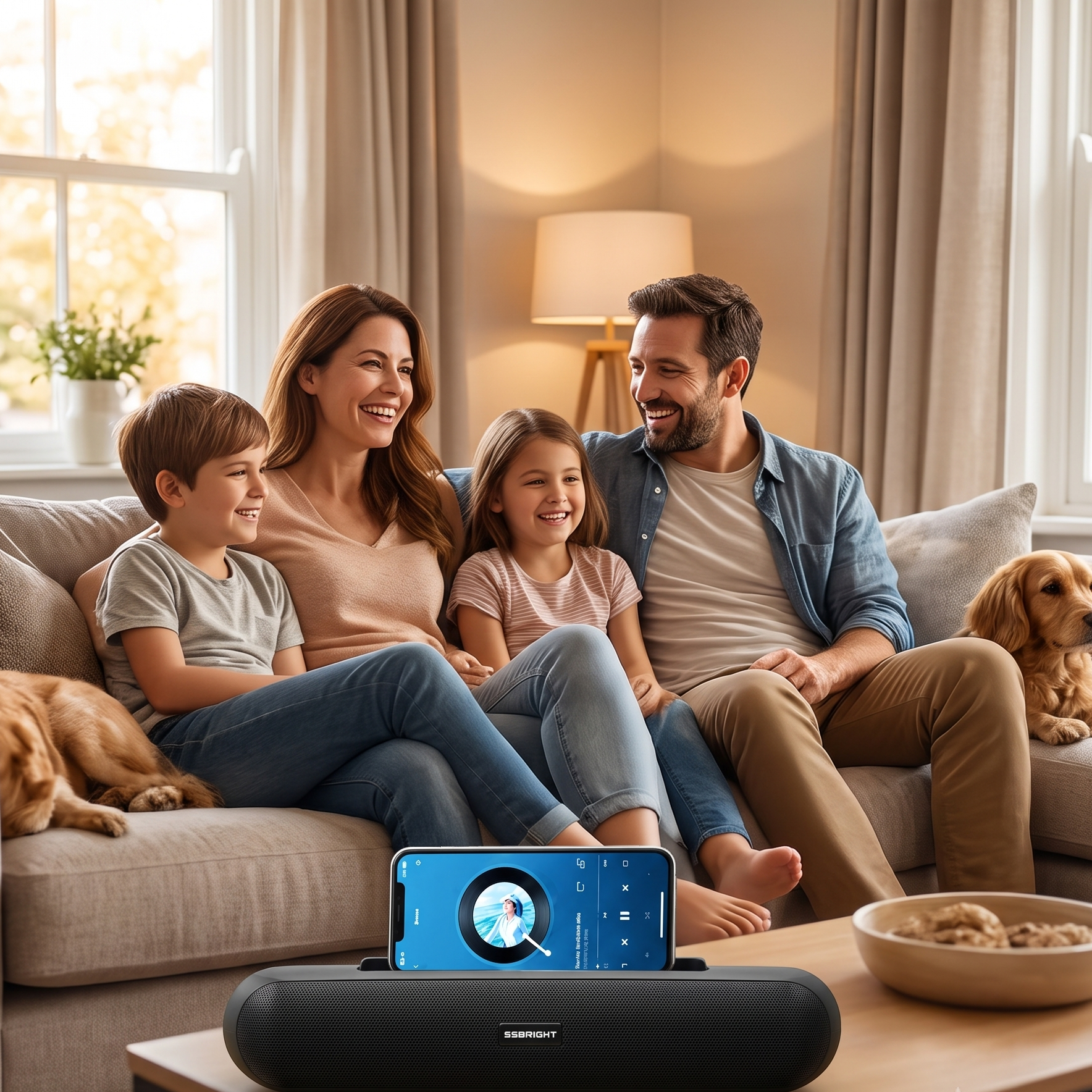 SSBRIGHT 20W Curve Portable Bluetooth Speaker – Big Sound in a Sleek Design
