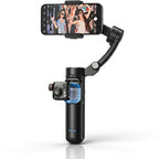 TOKQI M02 3-Axis Smartphone Gimbal Stabilizer – Cinematic Video & AI Tracking