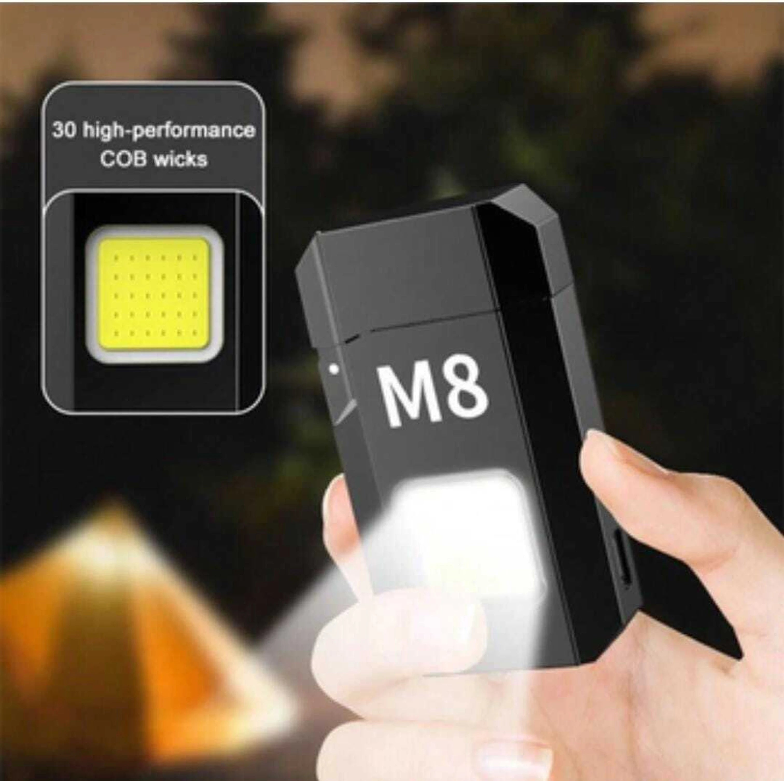 Electric Pocket Lighter with LED Torch - Light Smarter Anywhere