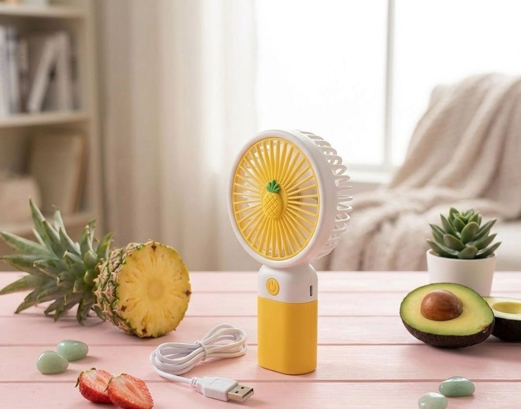 Cute Mini USB Rechargeable Hand Fan - Cool Comfort Anywhere
