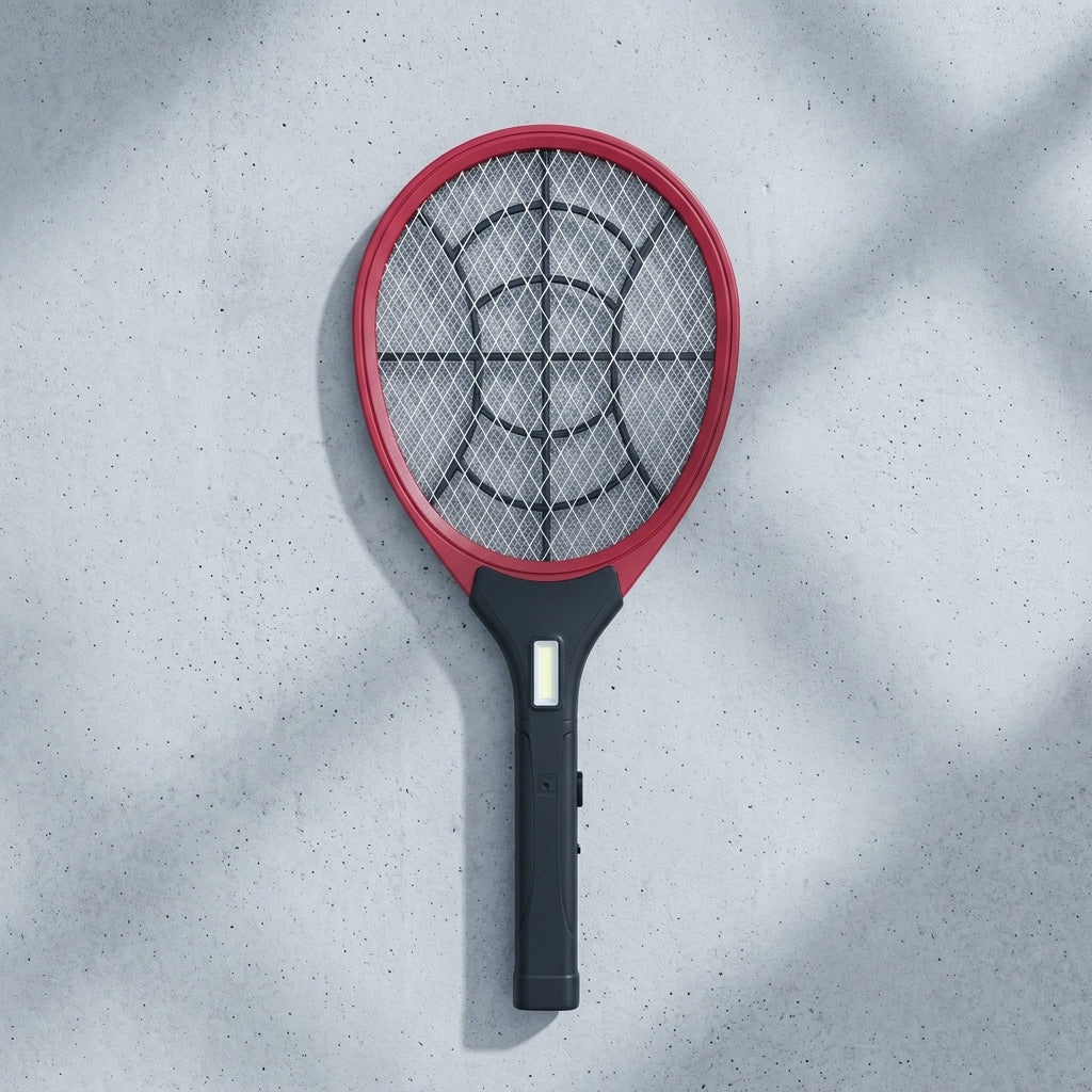 Electric Mosquito Racket with Flash Light - Instant Protection