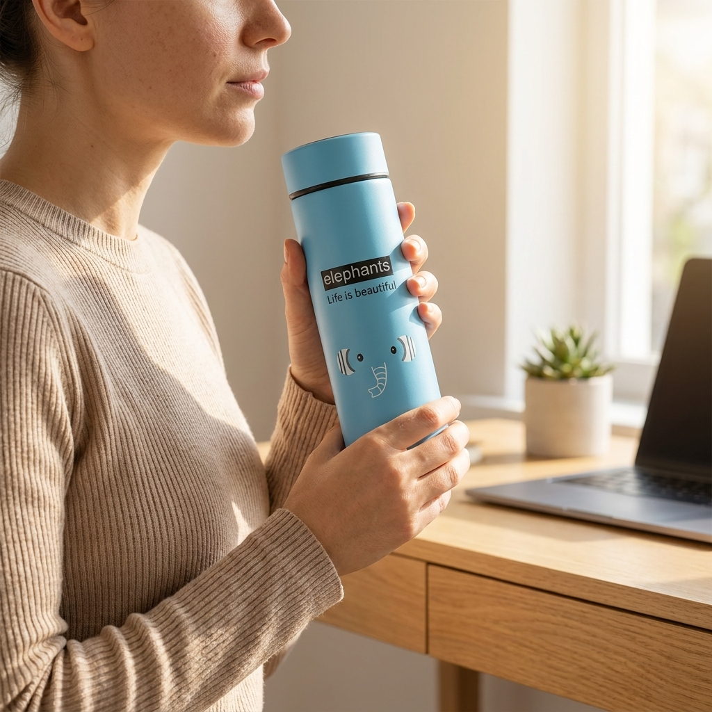 Insulated Animal Water Bottle (450ml) – Stay Hydrated with Fun Style
