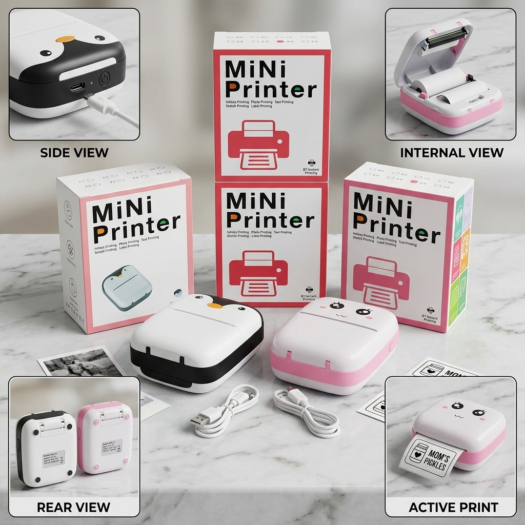 Mini Pocket Printer - Cheap & Pocket friendly