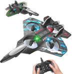 Remote Control Fighter Plane – 360° Stunt RC Aircraft with LED Lights