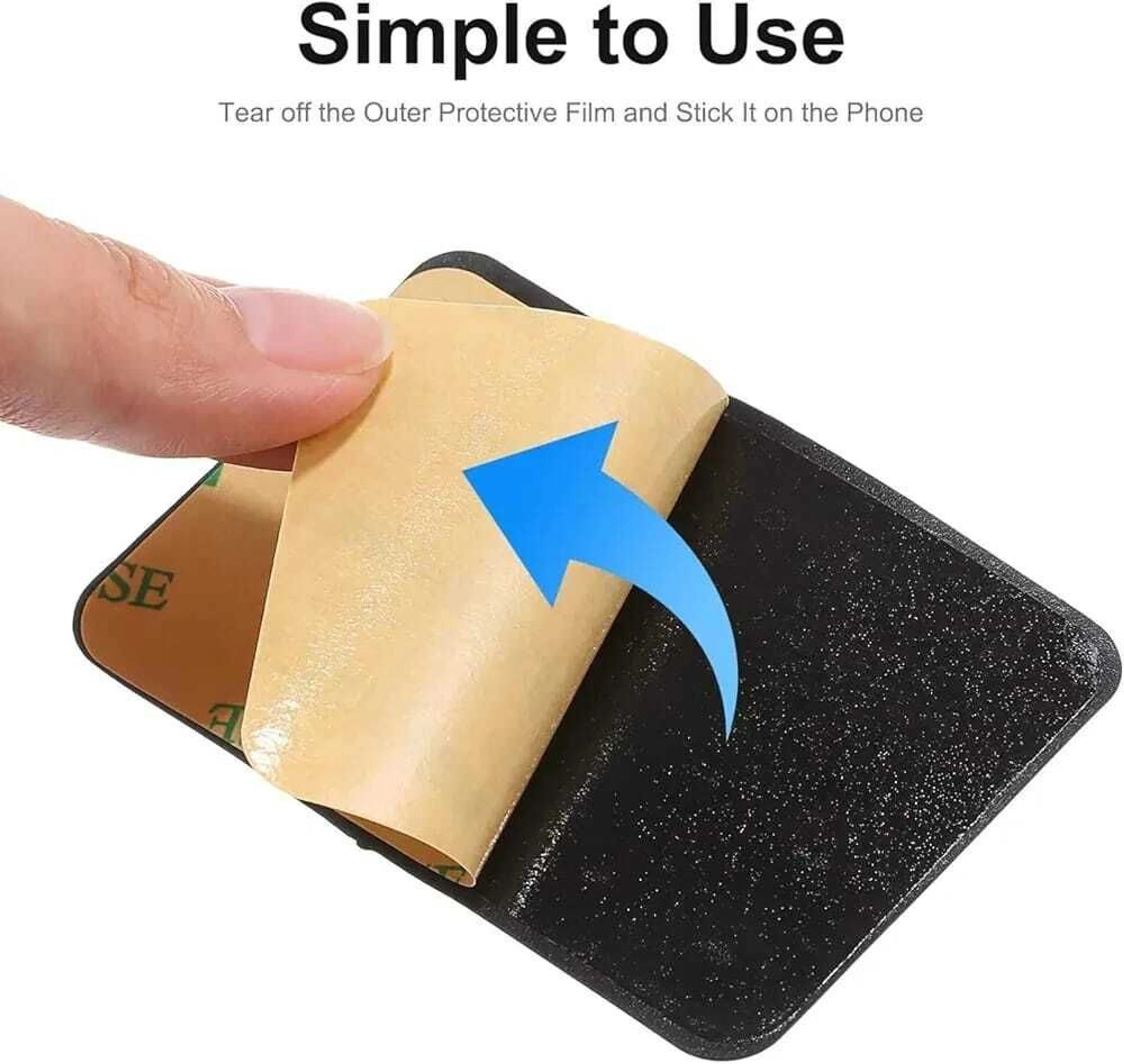 Single-Sided Silicone Mobile Holder - Stick Smart, Hold Strong