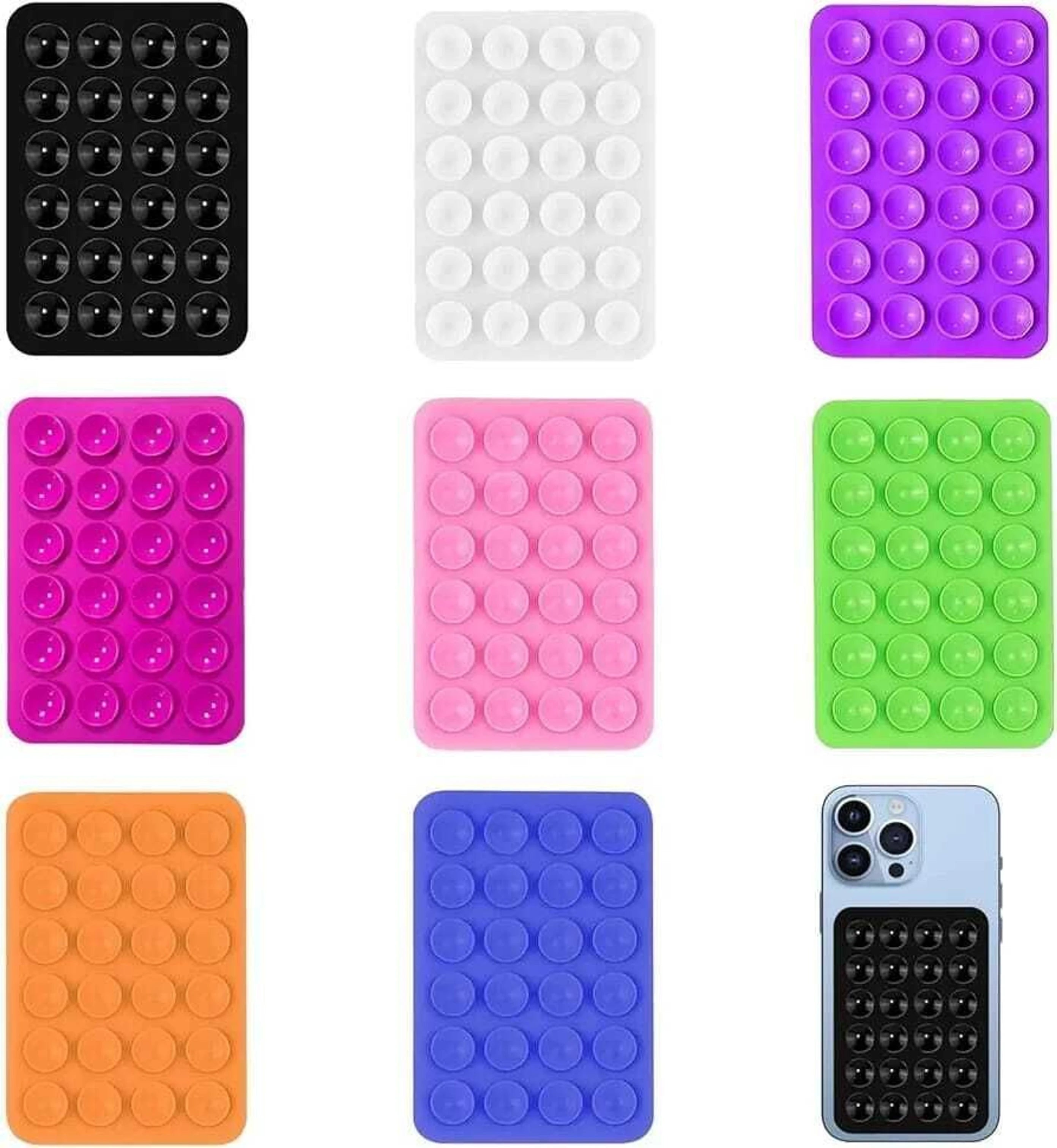 Double-Sided Silicone Mobile Holder - Stick Smart, Hold Strong